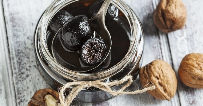 варенье из грецких орехов