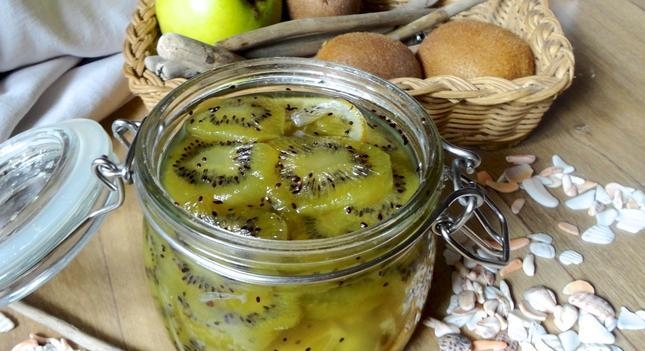 изумрудное варенье из киви