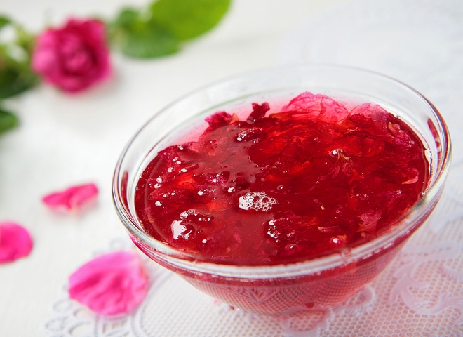 розовое варенье