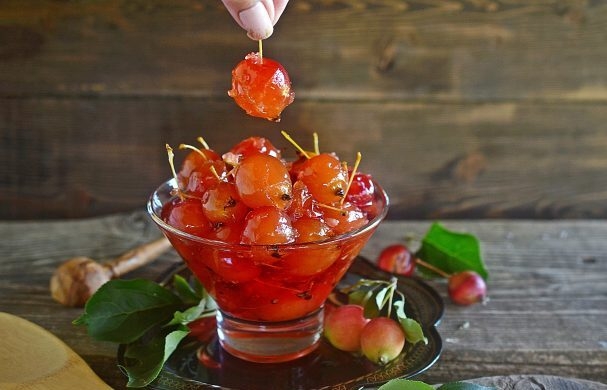 варенье из райских яблок с хвостиками