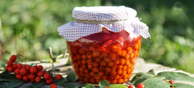 варенье из рябины красной рецепт простой