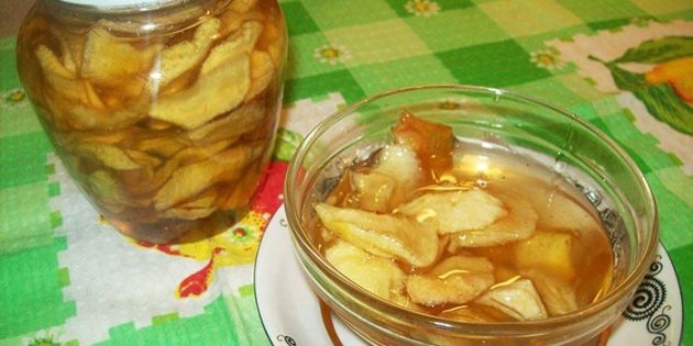 рецепт варенья из яблок дольками на зиму