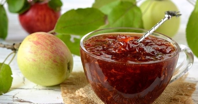 пятиминутка из яблок на зиму быстрый рецепт