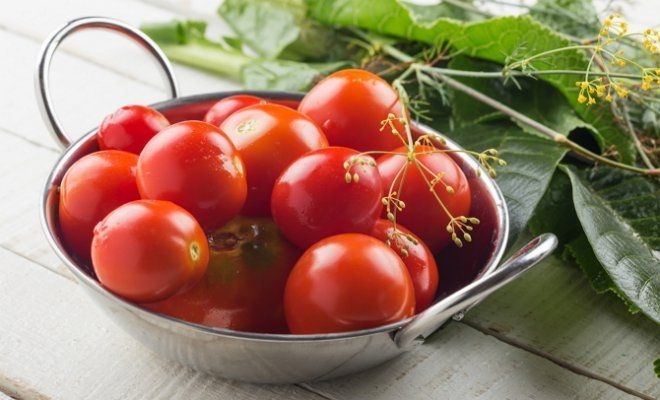 засолка помидоров на зиму хрустящие холодным способом