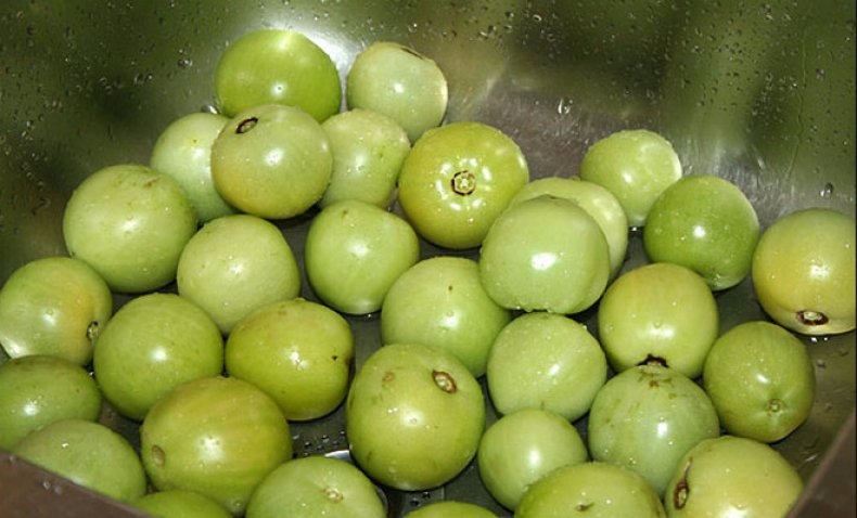 рецепт соления зеленых помидор в кастрюле