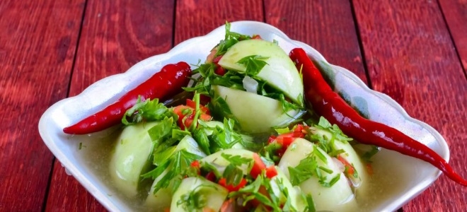 рецепт зеленых помидор по грузински на зиму