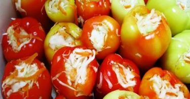 Фаршированные перцы на зиму