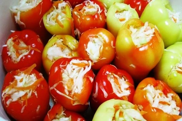 фаршированные перцы на зиму в банках