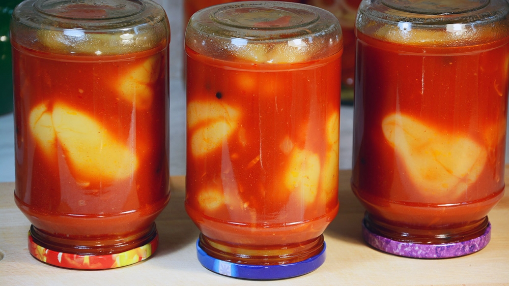 фаршированный перец на зиму