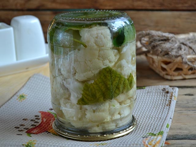 засолка цветной капусты