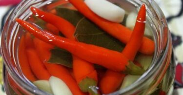 горький перец на зиму