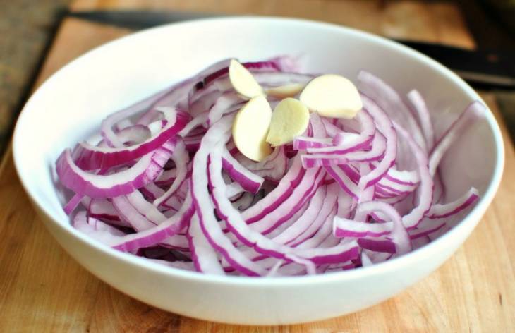 как замариновать лук для салата