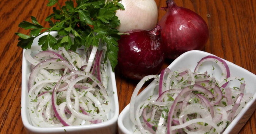 как мариновать лук в уксусе быстрый рецепт