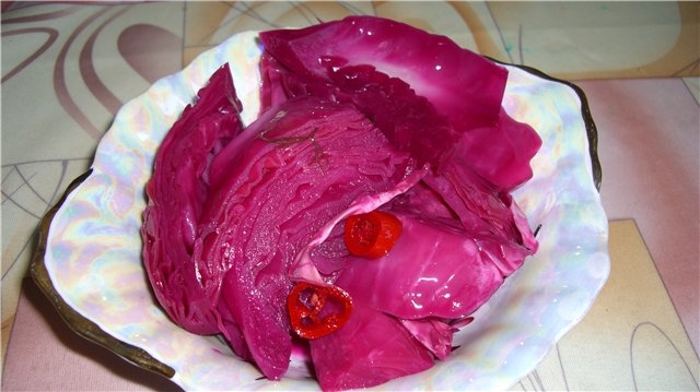 капуста маринованная со свеклой по грузински