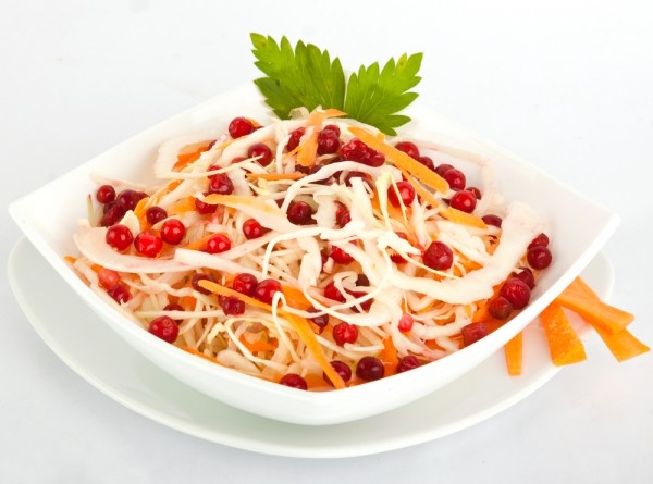 рецепт капусты провансаль с клюквой