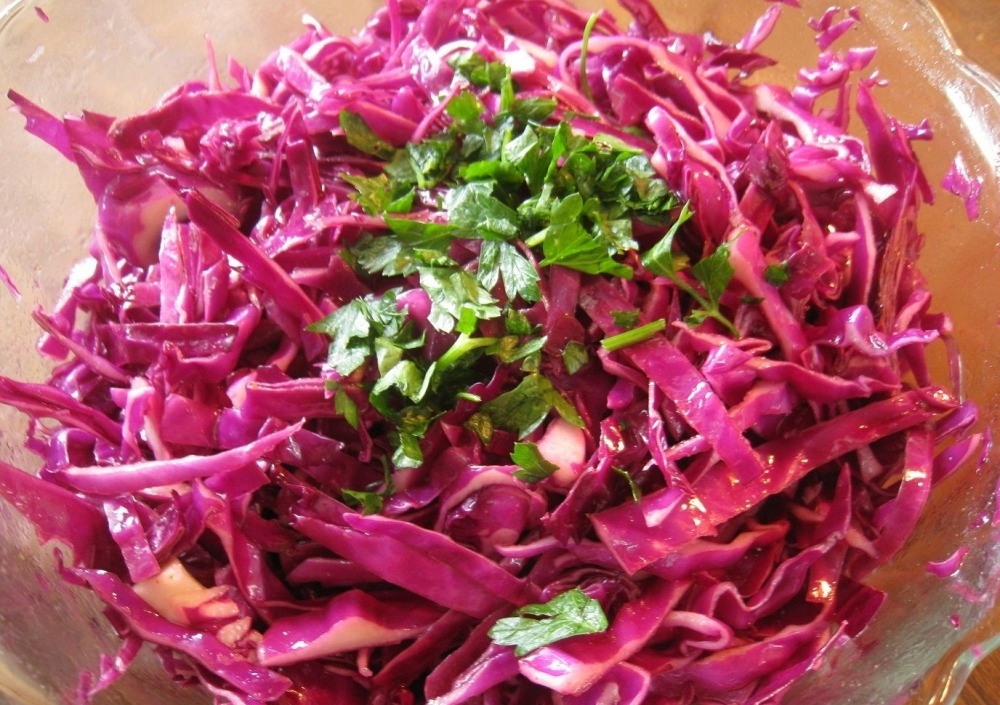 замариновать краснокочанную капусту на зиму