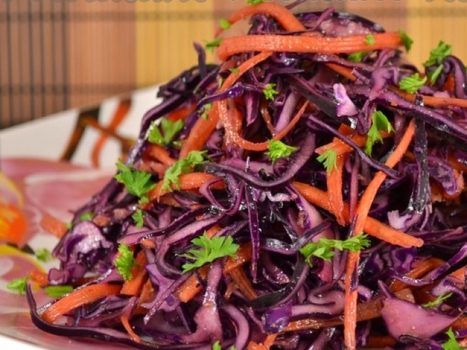 краснокочанная капуста заготовки на зиму