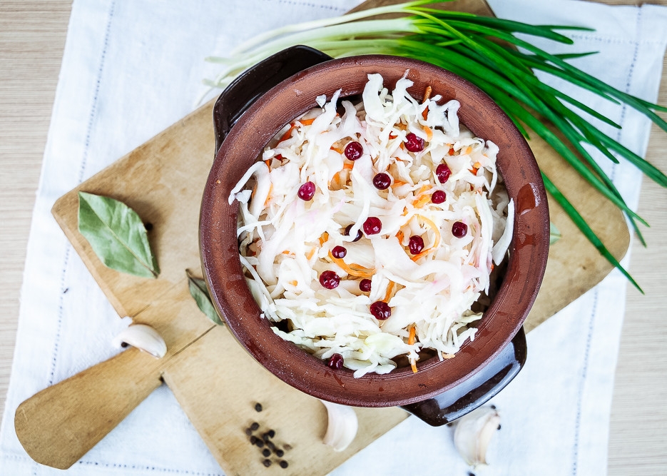 квашеная капуста с клюквой рецепт