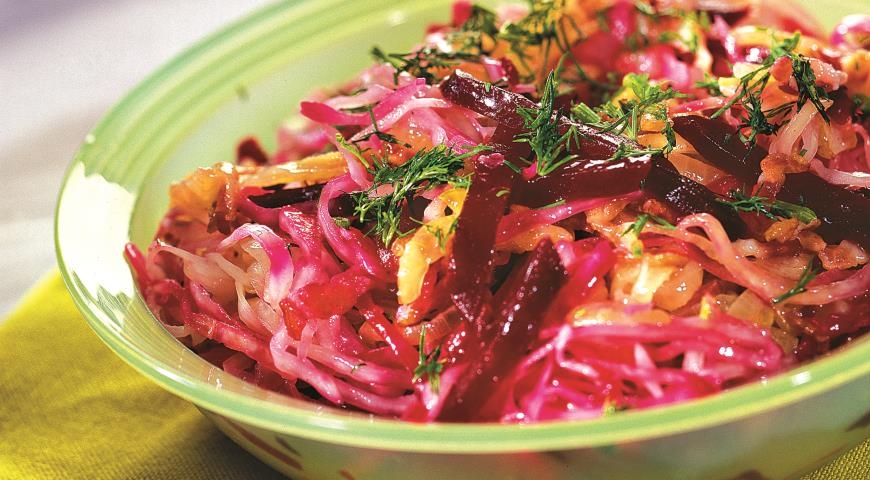 квашеная капуста со свеклой рецепт классический
