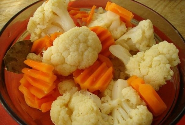 цветная капуста маринованная на зиму без стерилизации