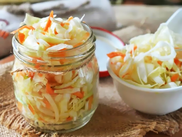 рецепт салатной капусты быстрого приготовления с уксусом