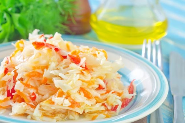 рецепт салатной капусты быстрого приготовления с уксусом