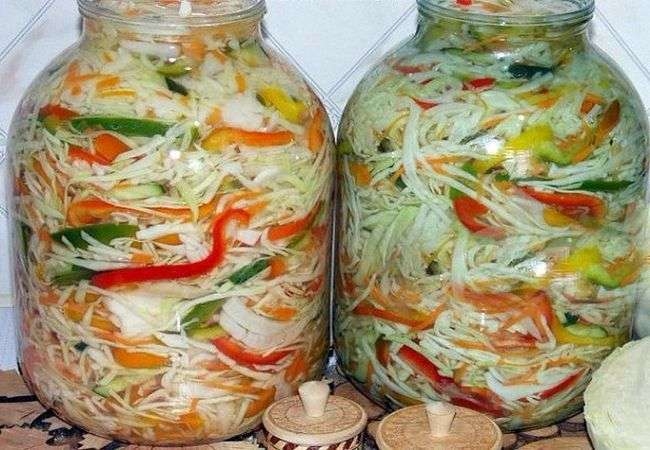 маринованная капуста горячим маринадом