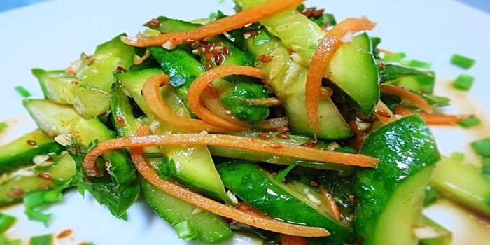 салат из огурцов по корейски