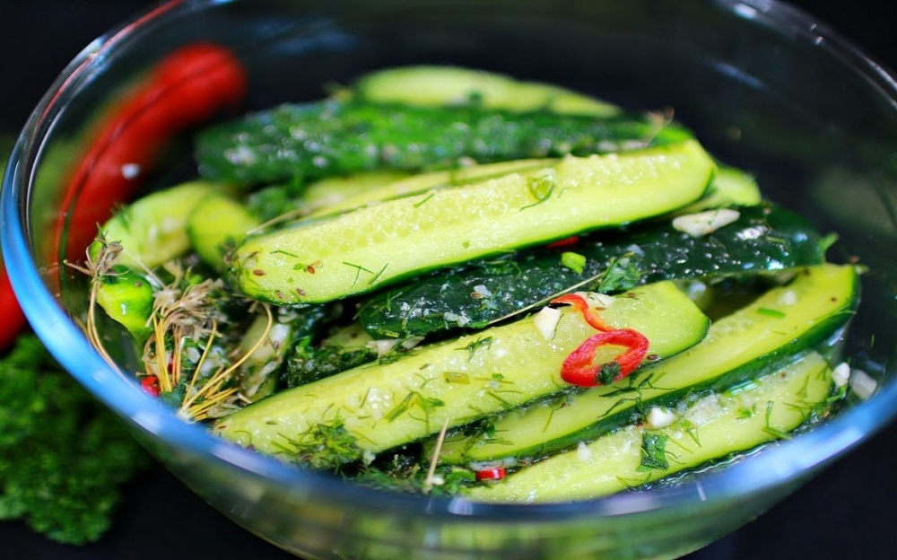 огурцы с морковью по корейски на зиму