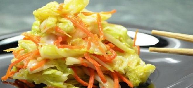маринованная пекинская капуста быстрого приготовления