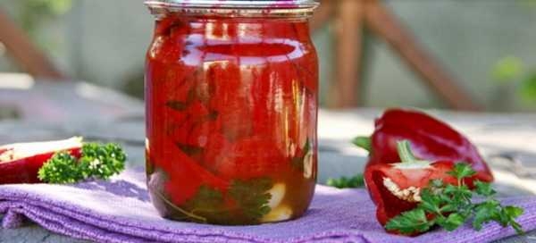 перец в заливке масло уксус сахар соль