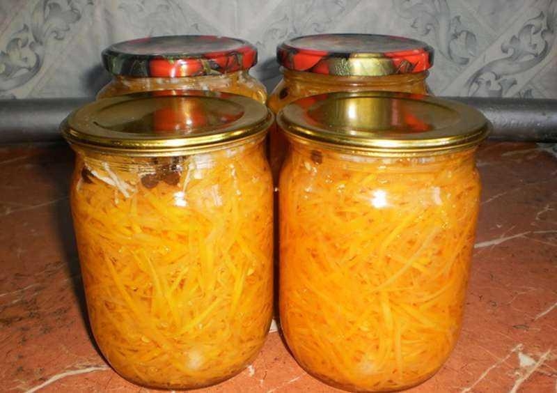 салат из моркови на зиму