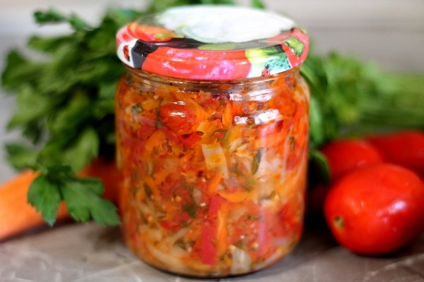 салат из моркови на зиму