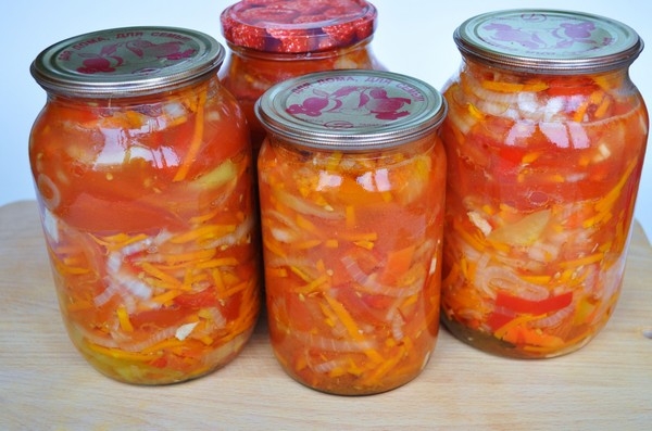 осенний салат из капусты и болгарского перца