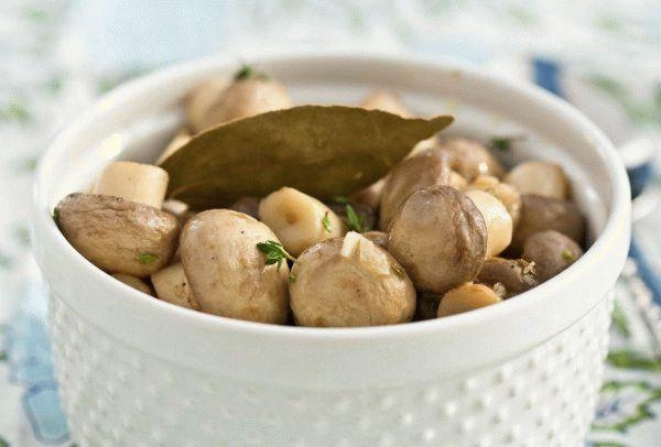 как мариновать шампиньоны на зиму в банках