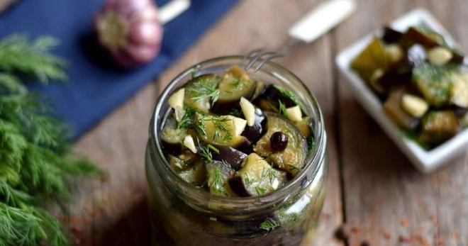 соленые баклажаны с чесноком на зиму