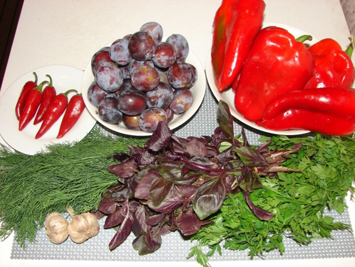 грузинский соус из слив