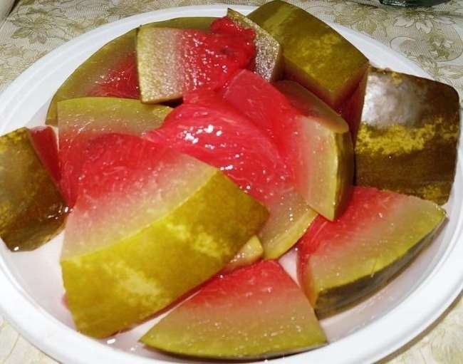 маринованные арбузы в банках на зиму вкусные