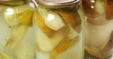 компот из твердых груш