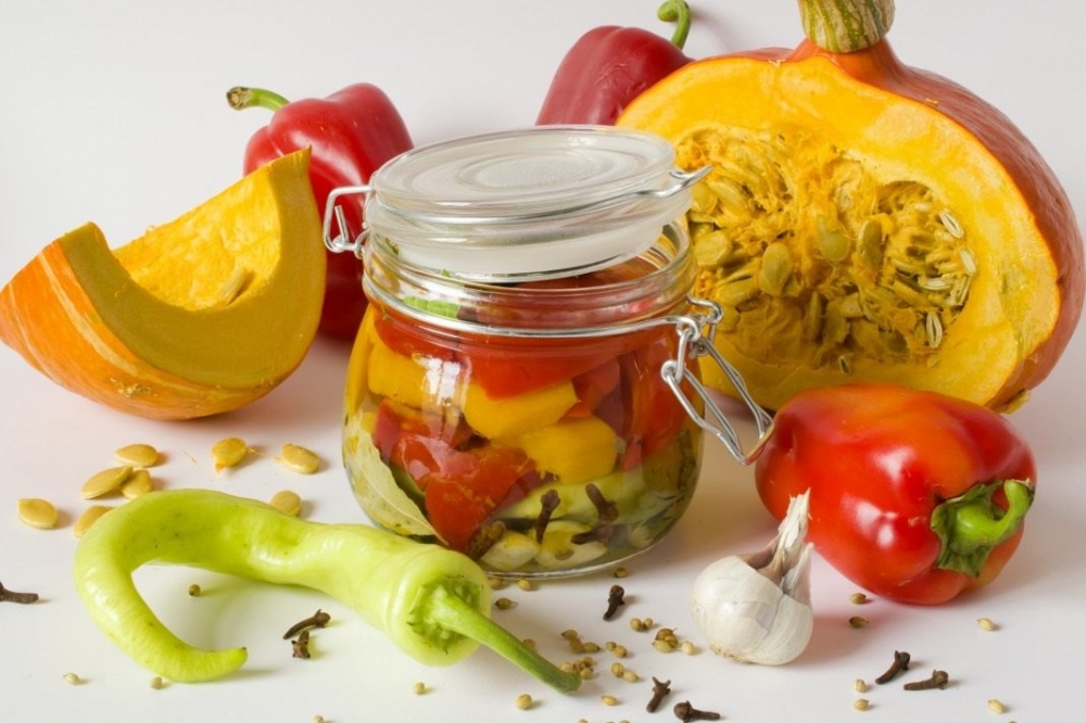 тыква с яблоками на зиму